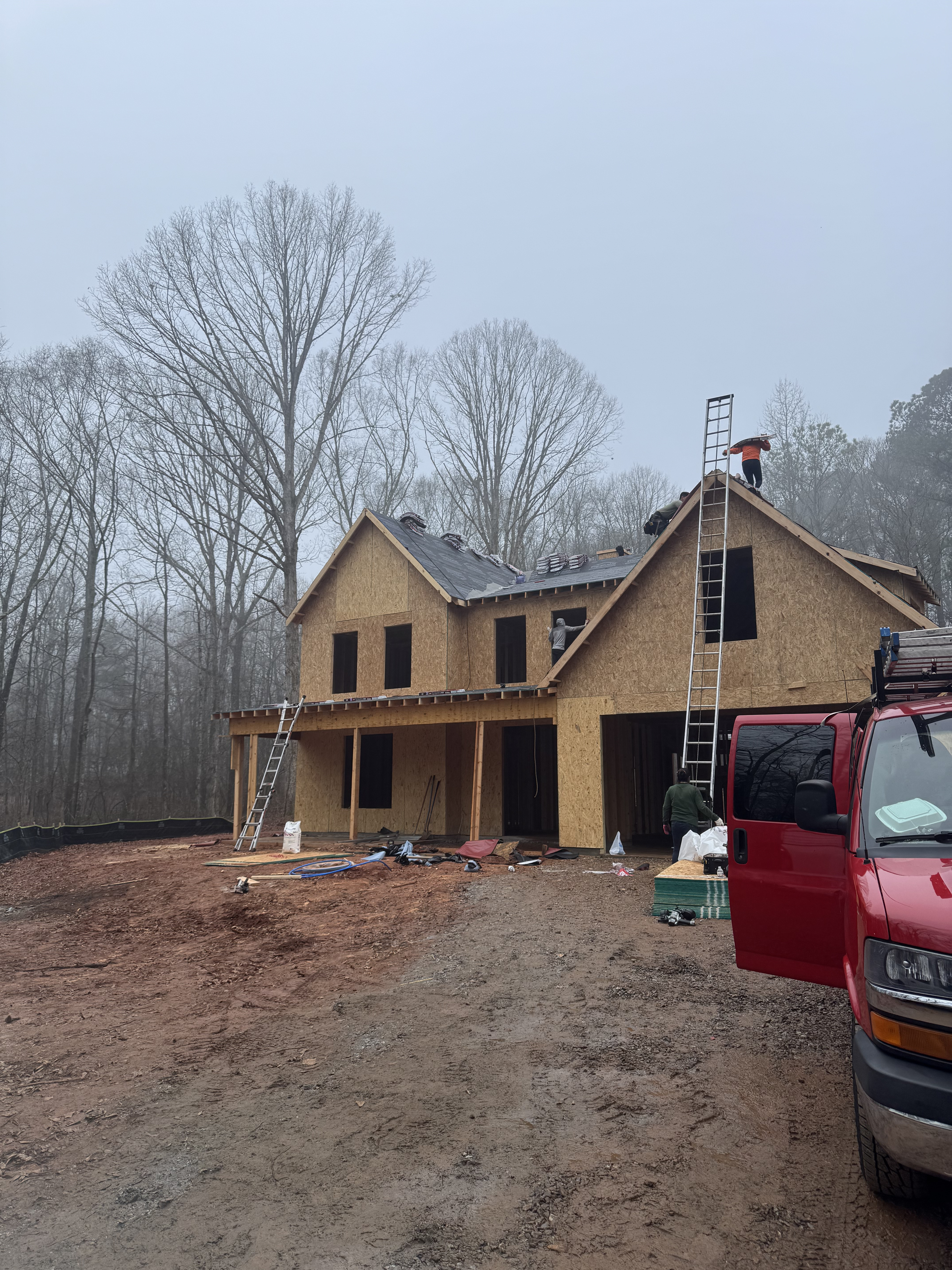 Social Circle new build roof installation